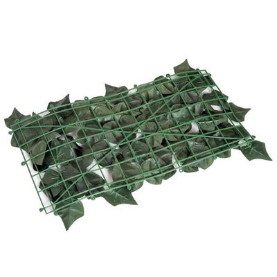 3 x 1m Artificial Leaf Screen Panel - Dark Green