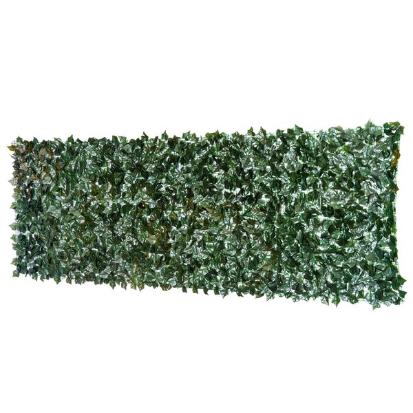 3 x 1m Artificial Leaf Screen Panel - Dark Green