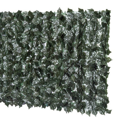 Artificial Leaf Screen Panel, 2.4x1 M - Dark Green