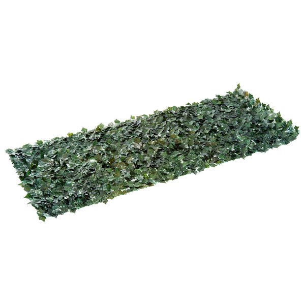 3 x 1m Artificial Leaf Screen Panel - Dark Green