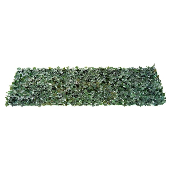 3 x 1m Artificial Leaf Screen Panel - Dark Green