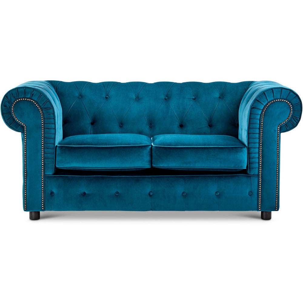 Indigo blue shop sofa set