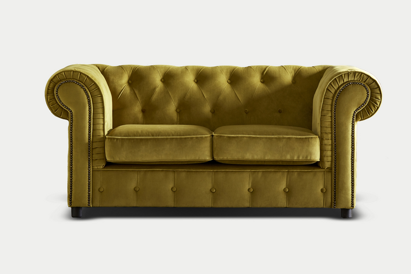 Aspen 2 Seater Velvet Chesterfield Sofa