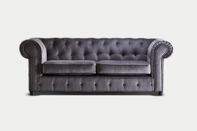 Aspen 3 Seater Velvet Chesterfield Sofa