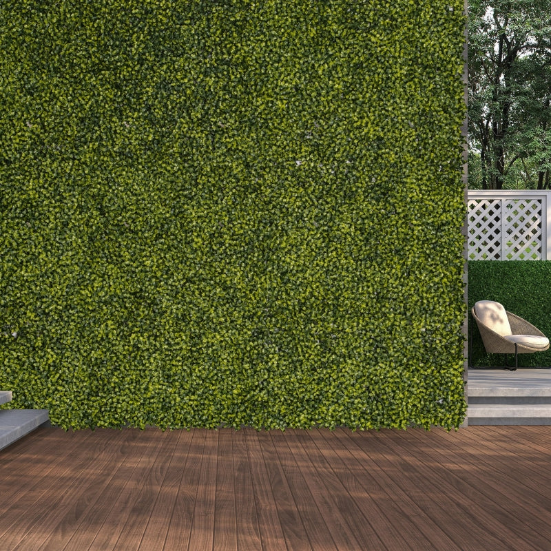 12PCS  Artificial Boxwood Wall Panel