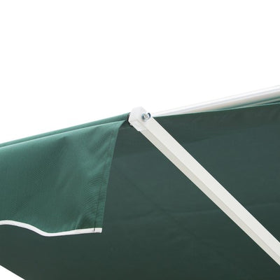 3 x 3m Freestanding Garden Awning Shelter - Green/White