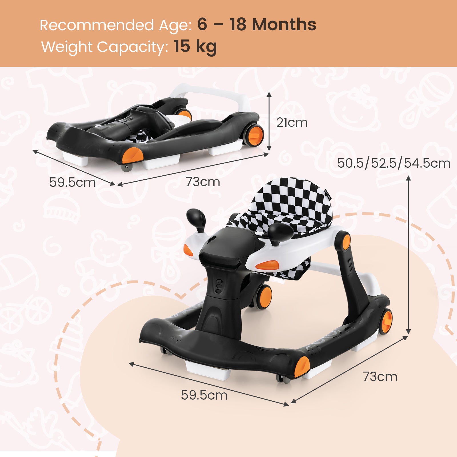 Recommended age best sale for baby walker