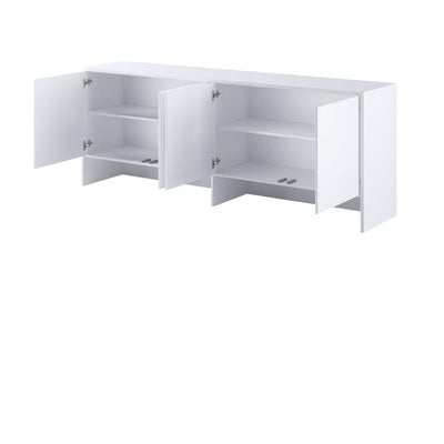 BC-05 Horizontal Wall Bed Concept 120cm With Storage Cabinet