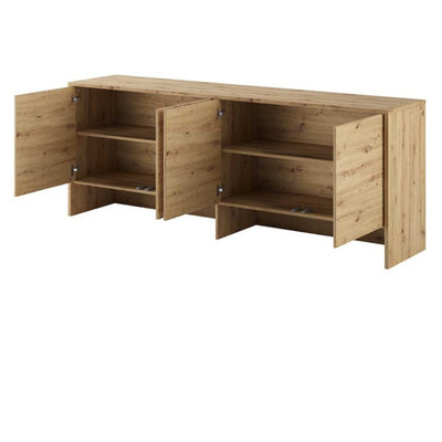 BC-05 Horizontal Wall Bed Concept 120cm With Storage Cabinet