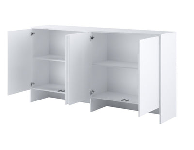 BC-06 Horizontal Wall Bed Concept 90cm With Storage Cabinet