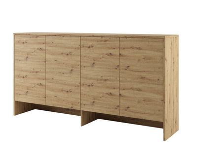 BC-06 Horizontal Wall Bed Concept 90cm With Storage Cabinet