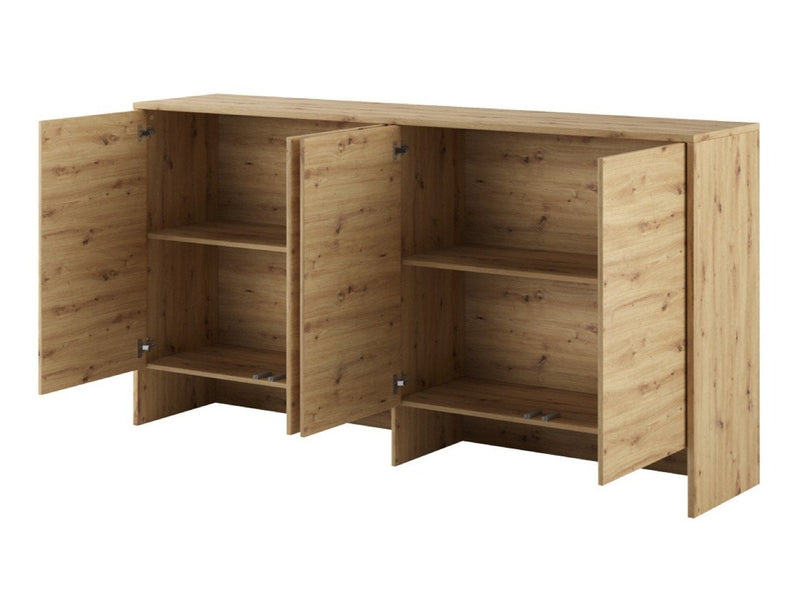 BC-06 Horizontal Wall Bed Concept 90cm With Storage Cabinet