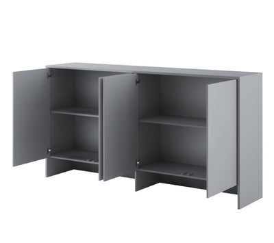 BC-06 Horizontal Wall Bed Concept 90cm With Storage Cabinet