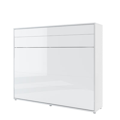 BC-14 Horizontal Wall Bed Concept 160cm With Storage Cabinet