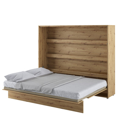 BC-14 Horizontal Wall Bed Concept 160cm With Storage Cabinet