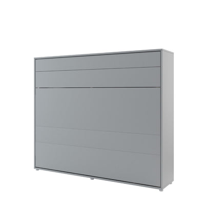 BC-14 Horizontal Wall Bed Concept 160cm With Storage Cabinet