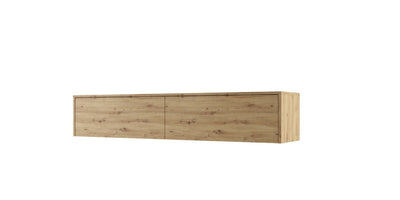 BC-14 Horizontal Wall Bed Concept 160cm With Storage Cabinet