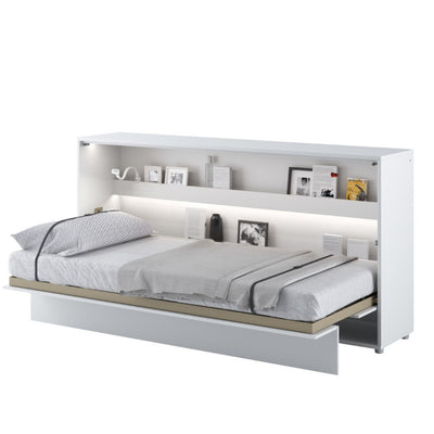 BC-06 Horizontal Wall Bed Concept 90cm With Storage Cabinet