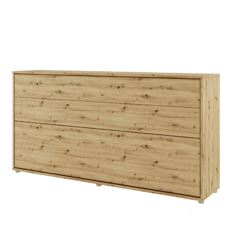 BC-06 Horizontal Wall Bed Concept 90cm With Storage Cabinet