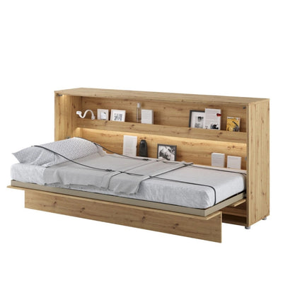 BC-06 Horizontal Wall Bed Concept 90cm With Storage Cabinet