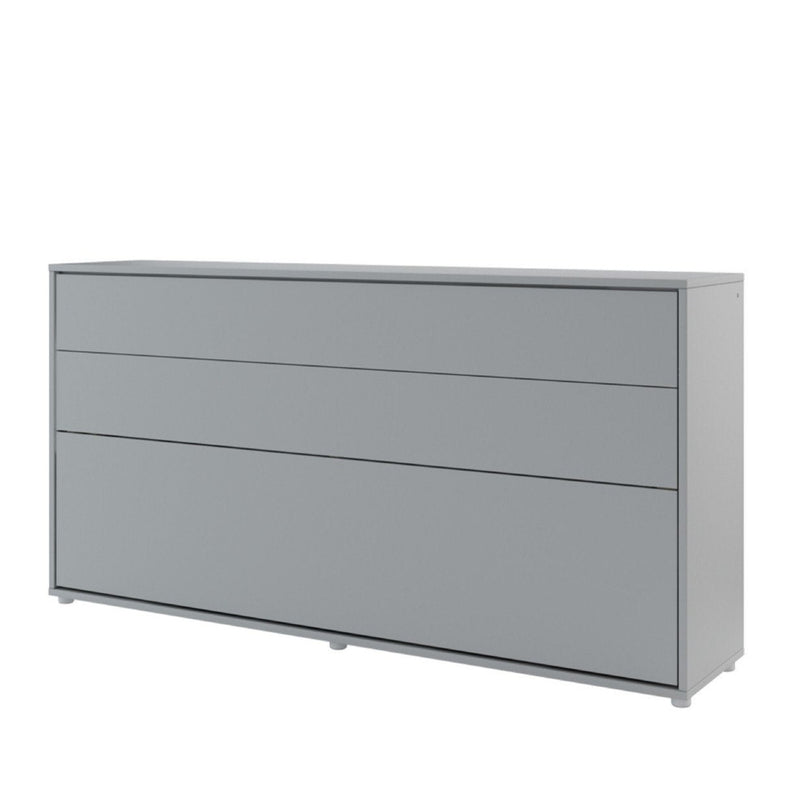 BC-06 Horizontal Wall Bed Concept 90cm With Storage Cabinet