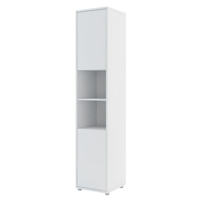 BC-12 Vertical Wall Bed Concept 160cm With Storage Cabinets and LED