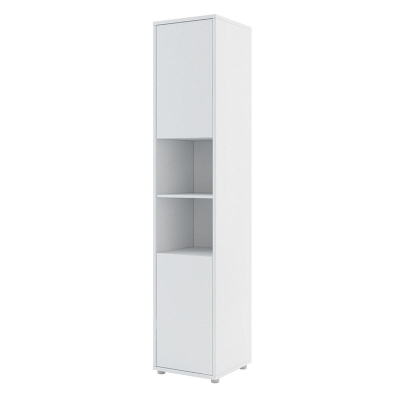 BC-03 Vertical Wall Bed Concept 90cm With Storage Cabinets and LED