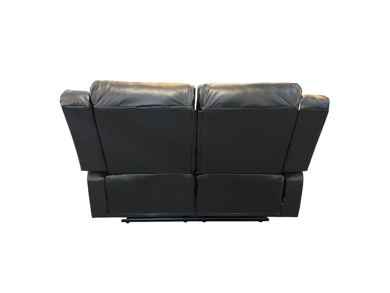 ROMA 2  SEAT RECLINER HIGH QUALITY AIR LEATHER - BLACK