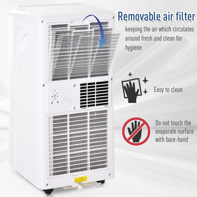 9,000 BTU Portable Air Conditioner For Room Up To 18