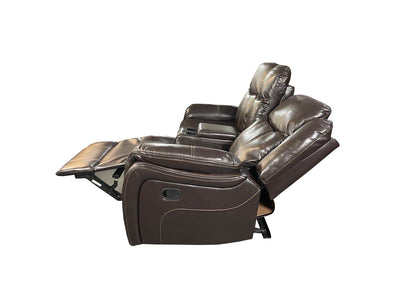 VENICE Air leather 3+2 Sofa set - Brown