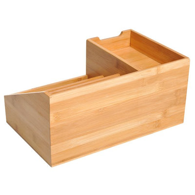 Bamboo Desktop Organiser, 33Lx20.5Wx15.5H Cm