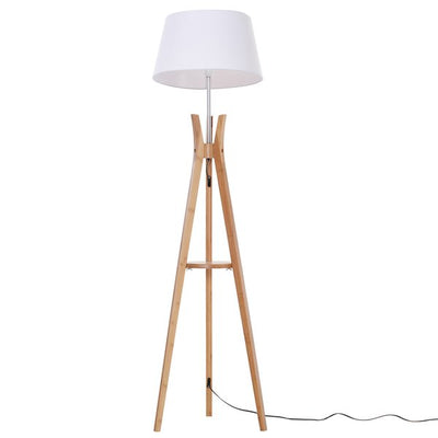 Freestanding Tripod Floor Lamp W/ Shelf