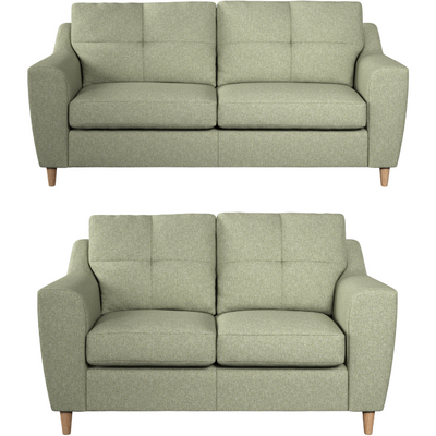 Baxter Textured Weave 2 & 3 Seater Sofa Set