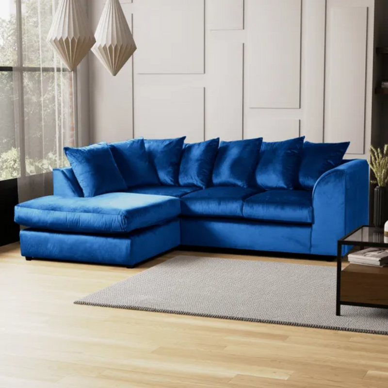 Rockford Deluxe Velvet Corner Sofa