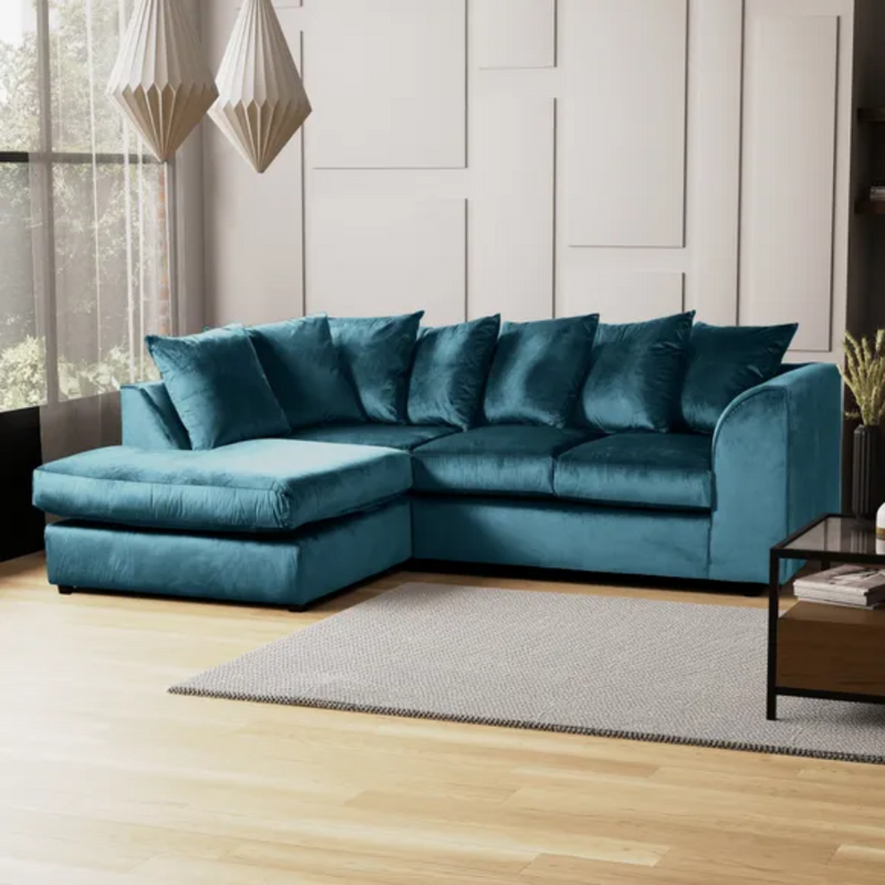 Rockford Deluxe Velvet Corner Sofa