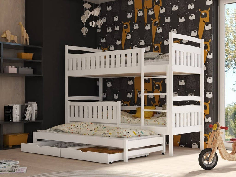 Blanka Bunk Bed with Trundle and Storage