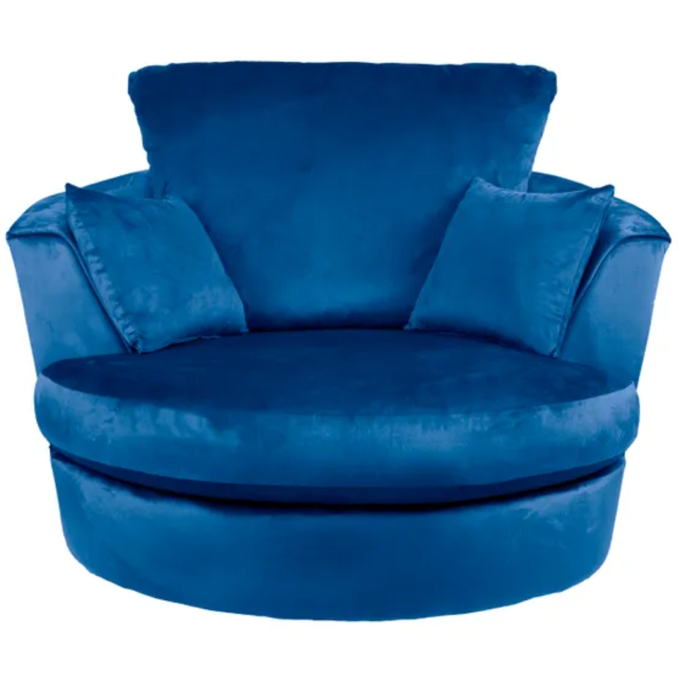 Blue best sale swivel rocker