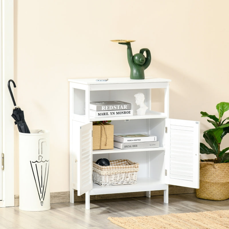 Bathroom Storage Unit Cabinet , White