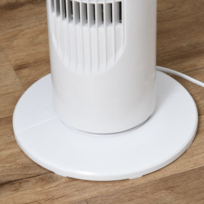 30'' Freestanding Tower Fan, White