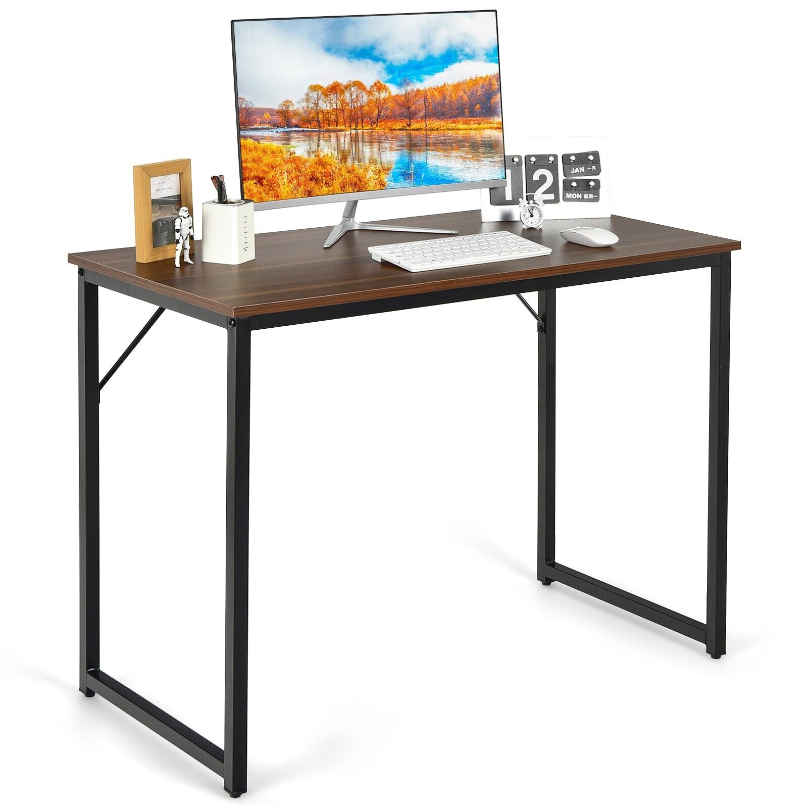 Wooden computer deals table for home