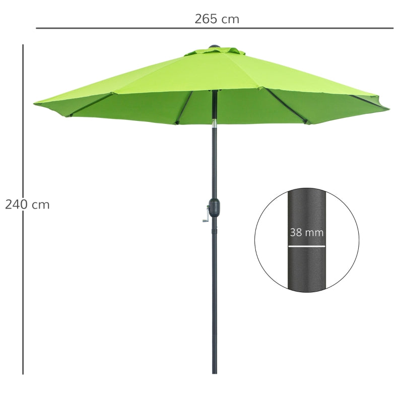 Patio Umbrella Parasol - Light Green