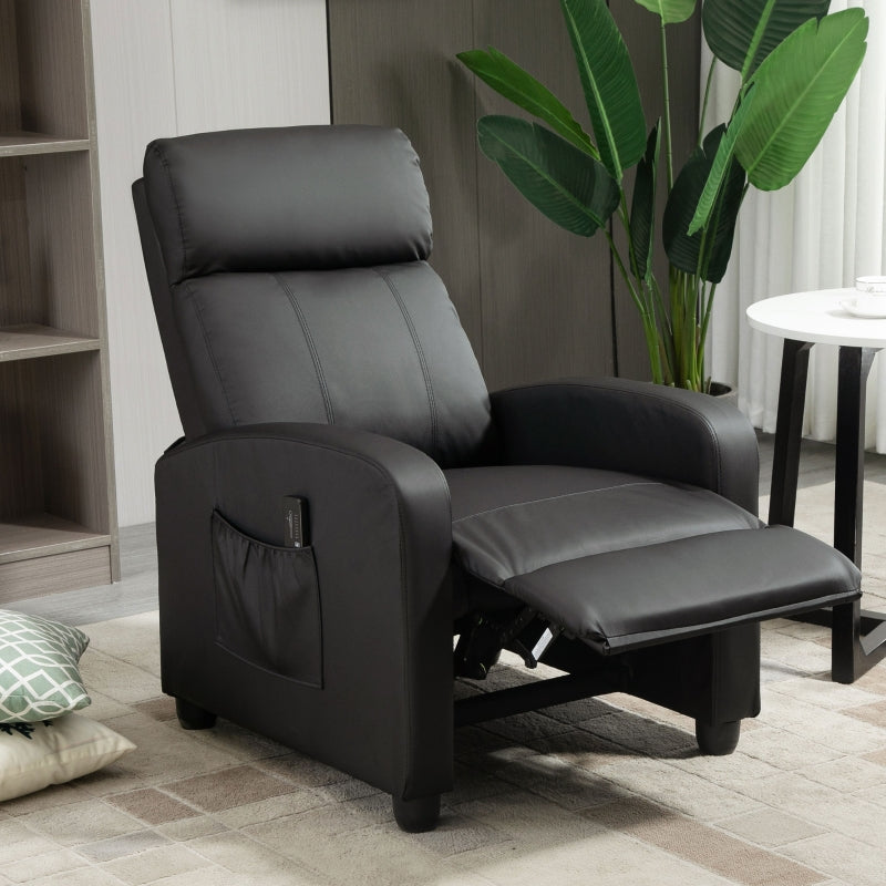 Recliner Sofa Chair PU Leather Massage Armcair