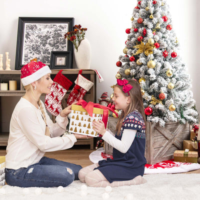 Soporte para árbol de Navidad con cierres de velcro, color gris, talla S