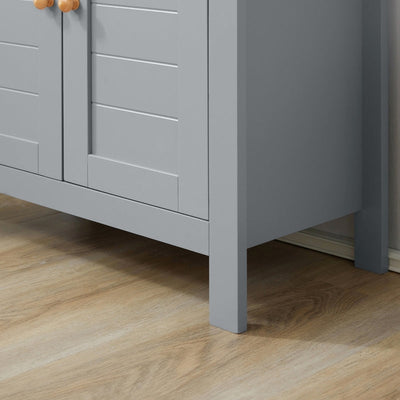 Bathroom Floor Cabinet, Living Grey