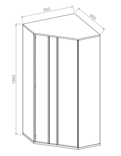 Imola Corner Wardrobe IM-01