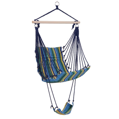 Hammock Chair-Yellow/Blue