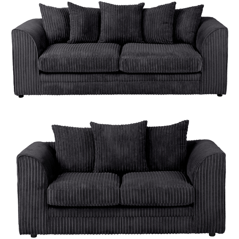 Chicago Jumbo Cord 2 & 3 Seater Sofa Set