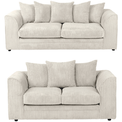 Chicago Jumbo Cord  2 & 3 Seater Sofa Set