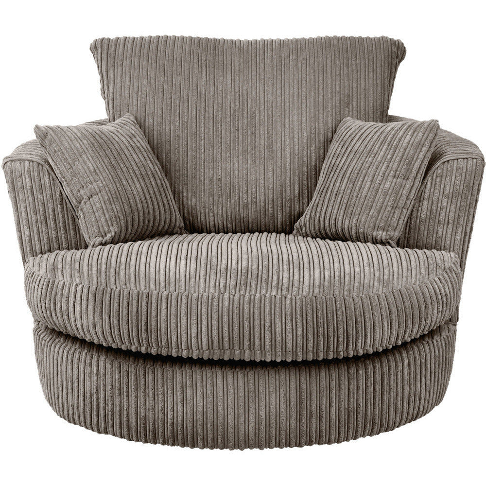 Chocolate cheap swivel chair