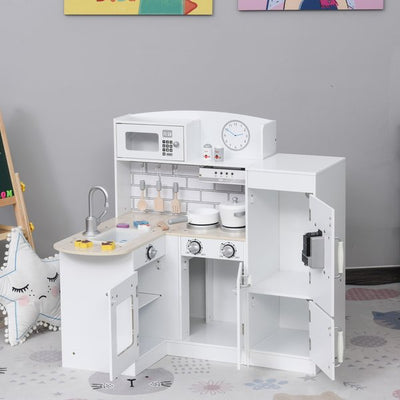 Children's Electronic Cooking Kitchen Toy - White